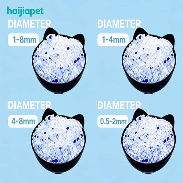 Crystal cat litter